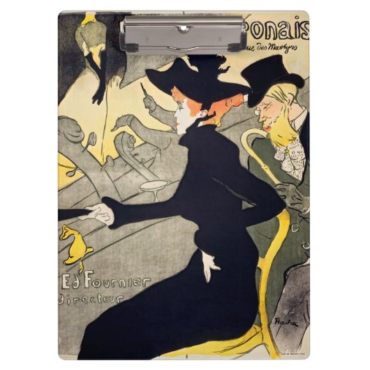 Toulouse-Lautrec - Divan Japonais Klemmbrett (Vorderseite)