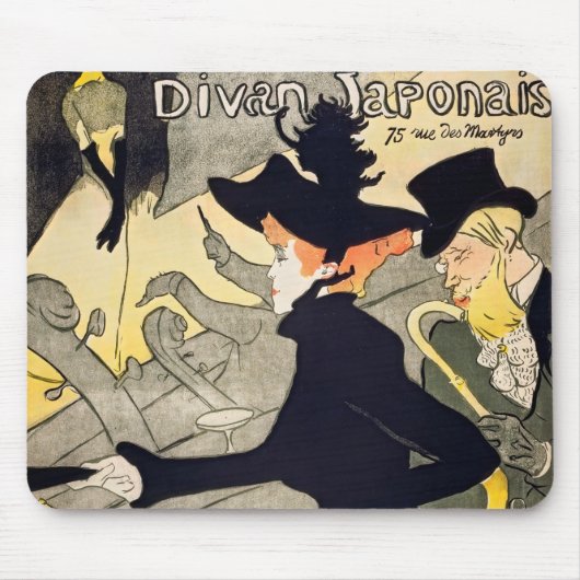 Toulouse-Lautrec - Divan Japonais Mousepad (Vorne)