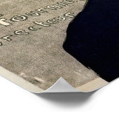 Toulouse-Lautrec - Divan Japonais Poster (Ecke)