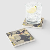 Toulouse-Lautrec - Divan Japonais Steinuntersetzer (Seitenansicht)