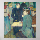 Toulouse-Lautrec - Ein Winkel des Moulin de la G.. Poster (Vorne)
