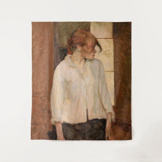 Toulouse-Lautrec - Eine Montrouge, Rosa La Rouge Wandteppich (Vorderseite)