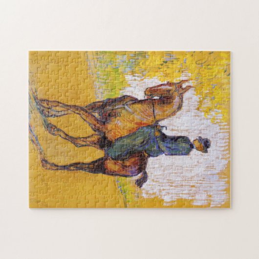 Toulouse-Lautrec Frau auf Pferdepuzzlespiel Puzzle (Horizontal)