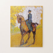 Toulouse-Lautrec Frau auf Pferdepuzzlespiel Puzzle (Vertikal)