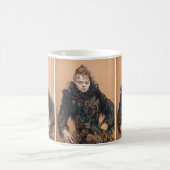 Toulouse-Lautrec - Frau mit schwarzem Boa Kaffeetasse (Mittel)
