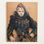 Toulouse-Lautrec - Frau mit schwarzem Boa Planer (Vorderseite)