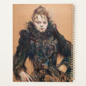 Toulouse-Lautrec - Frau mit schwarzem Boa Planer (Rückseite)