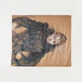 Toulouse-Lautrec - Frau mit schwarzem Boa Wandteppich (Vorderseite (Horizontal))