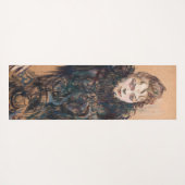 Toulouse-Lautrec - Frau mit schwarzem Boa Yogamatte (Rückseite (Horizontal))