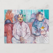 Toulouse-Lautrec, Frau, Sir, und der Hund