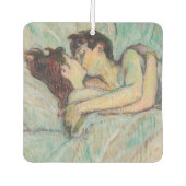 Toulouse-Lautrec - Im Bett, der Kuss Autolufterfrischer (Vorderseite)