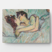 Toulouse-Lautrec - Im Bett, der Kuss Fotoplatte (Vorderseite)