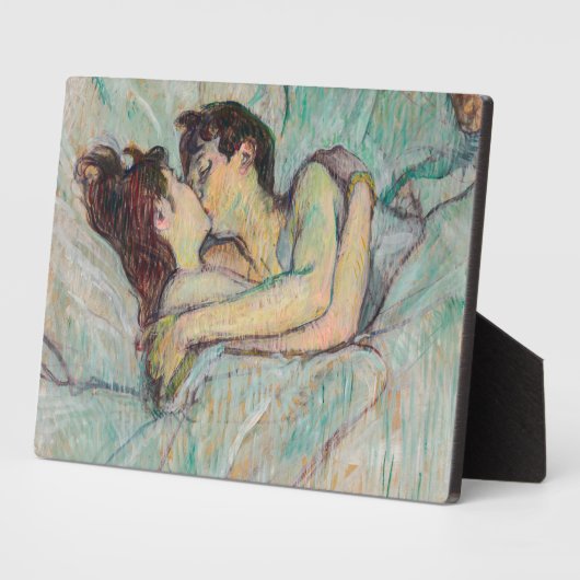 Toulouse-Lautrec - Im Bett, der Kuss Fotoplatte (Seite)