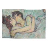 Toulouse-Lautrec - Im Bett, der Kuss Kissenbezug (Rückseite)