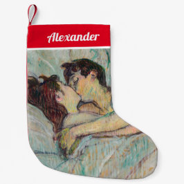 Toulouse-Lautrec - Im Bett, der Kuss Kleiner Weihnachtsstrumpf