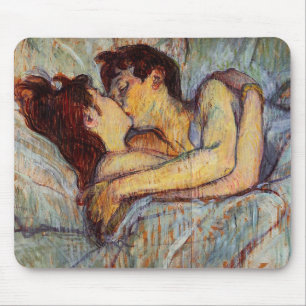 Toulouse-Lautrec Im Bett Der Kuss Mauspad