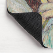 Toulouse-Lautrec - Im Bett, der Kuss Mousepad (Ecke)