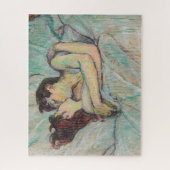 Toulouse-Lautrec - Im Bett, der Kuss Puzzle (Vertikal)