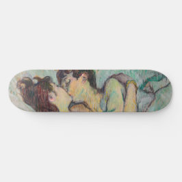 Toulouse-Lautrec - Im Bett, der Kuss Skateboard