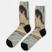 Toulouse-Lautrec - Im Bett, der Kuss Socken (Linkes Detail)