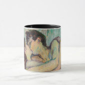 Toulouse-Lautrec - Im Bett, der Kuss Tasse (Zentrum)