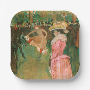 Toulouse-Lautrec - Im Moulin Rouge, Der Tanz Pappteller