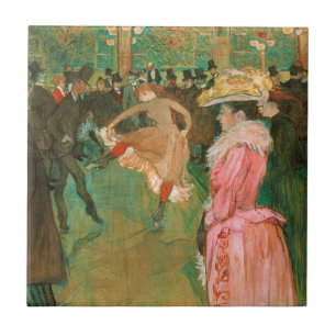 Toulouse-Lautrec - Im Rouge, Der Tanz Fliese