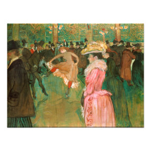 Toulouse-Lautrec - Im Rouge, Der Tanz Fotodruck