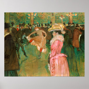 Toulouse-Lautrec - Im Rouge, Der Tanz Poster
