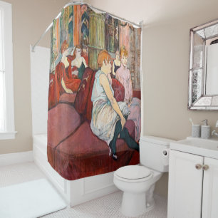 Toulouse-Lautrec - Im Salon, rue des Moulins Duschvorhang
