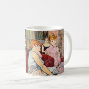 Toulouse-Lautrec - Im Salon, rue des Moulins Kaffeetasse