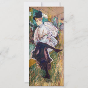 Toulouse-Lautrec - Jane Avril beim Tanzen Einladung