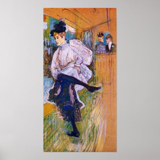 Toulouse-Lautrec - Jane Avril dances Poster (Vorne)