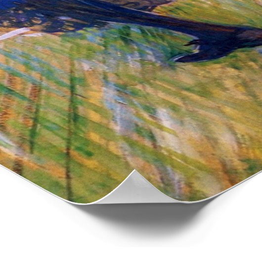 Toulouse-Lautrec - Jane Avril dances Poster (Ecke)