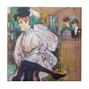 Toulouse-Lautrec - Jane Avril Dancing Fliese