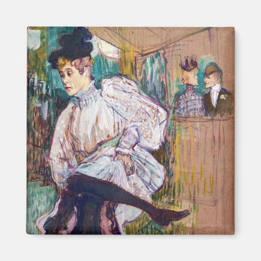 Toulouse-Lautrec - Jane Avril Dancing Magnet (Vorne)