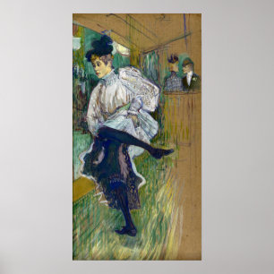 Toulouse-Lautrec - Jane Avril Dancing Poster