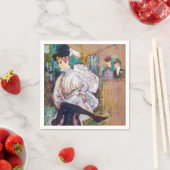 Toulouse-Lautrec - Jane Avril Dancing Serviette (Beispiel)