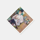 Toulouse-Lautrec - Jane Avril Dancing Serviette (Ecke)