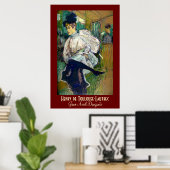 Toulouse-Lautrec: Jane Avril Danzante Poster (Heimbüro)