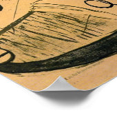 Toulouse-Lautrec - Jane Avril Poster (Ecke)