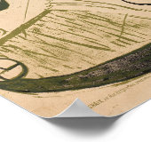 Toulouse-Lautrec - Jane Avril Poster (Ecke)