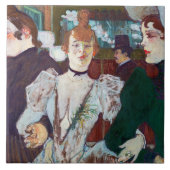 Toulouse-Lautrec - La Goulue Ankunft am Rouge Fliese (Vorderseite)
