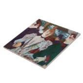 Toulouse-Lautrec - La Goulue Ankunft am Rouge Fliese (Seite)