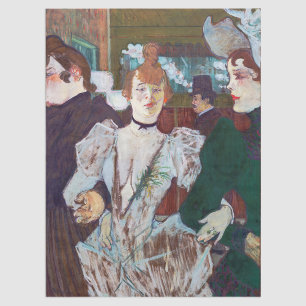 Toulouse-Lautrec - La Goulue Ankunft am Rouge Seidenpapier