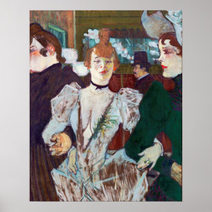 Toulouse-Lautrec - La Goulue bei der Ankunft im Ro Poster