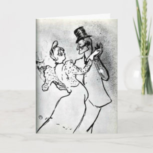 Toulouse-Lautrec: La Goulue und Valentin, Waltz Karte