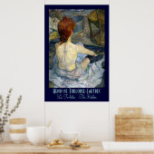 Toulouse-Lautrec: La Toilette Poster (Küche)