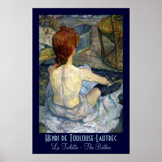 Toulouse-Lautrec: La Toilette Poster (Vorne)