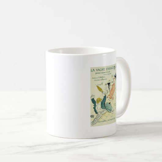 Toulouse-Lautrec La Vache Enragee Kaffeetasse (VorderseiteRechts)